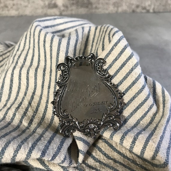 Antique Charm Medallion Medal Joplin Missouri Repouss… Gem