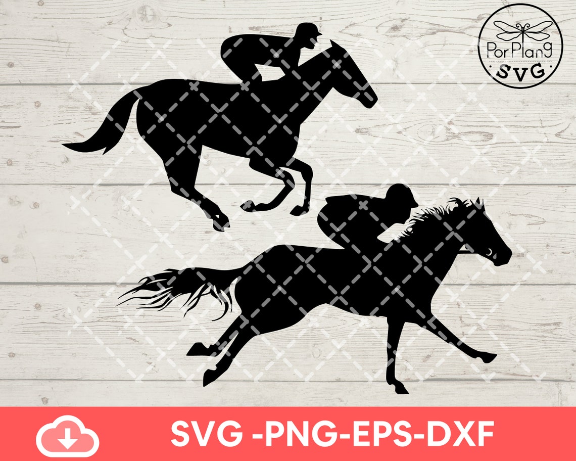 Horse Racing SVG Jockey giving his AllHorse Racing Vector Etsy