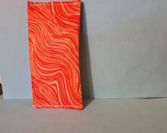 Orange Swirl Bookmark