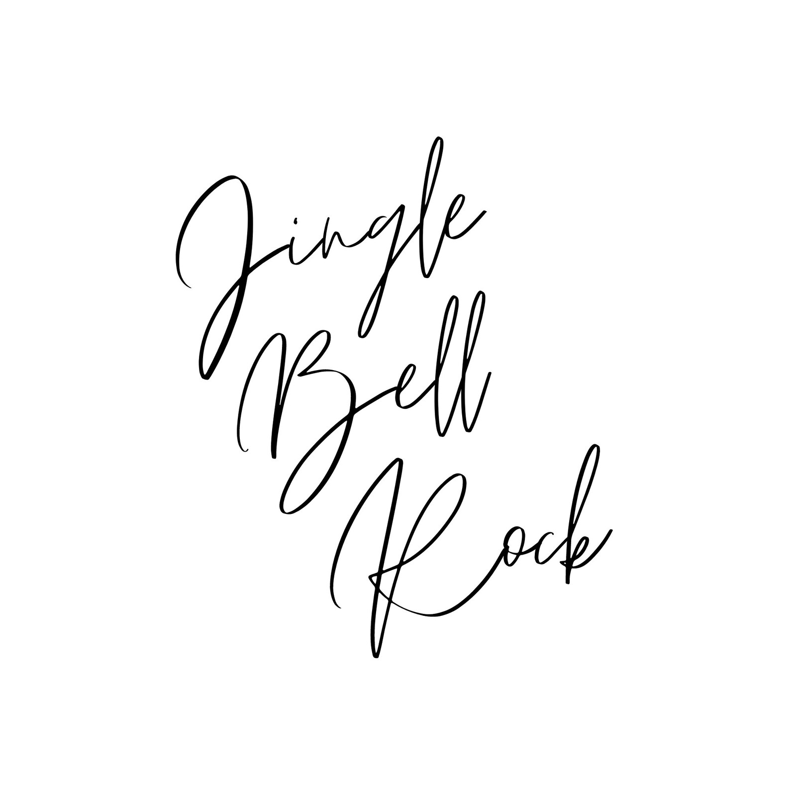 Jingle Bell Rock Instant Download Etsy