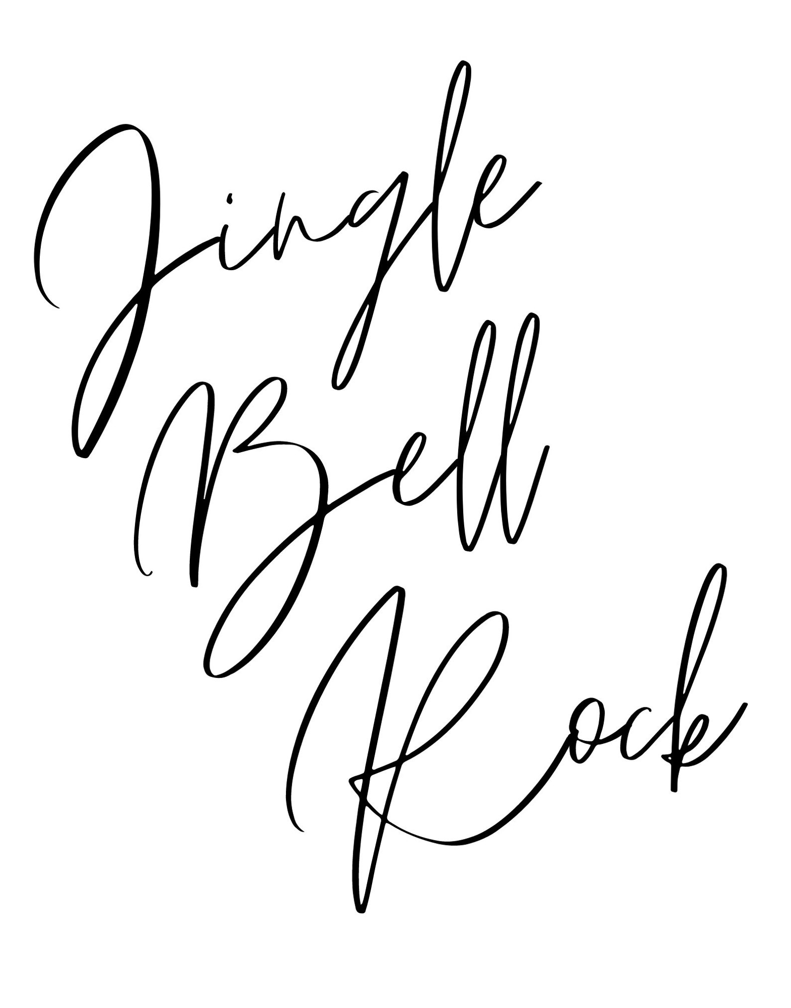 Jingle Bell Rock Instant Download Etsy