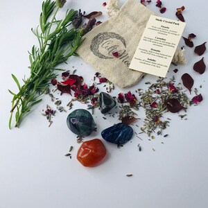 Estudio paquete de cristal, Reiki cargado