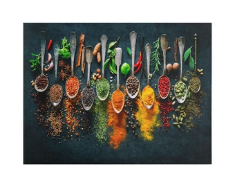 Spices and Culinary Herbs Vintage Spice Posters /& Prints Botanical Print Set of 6