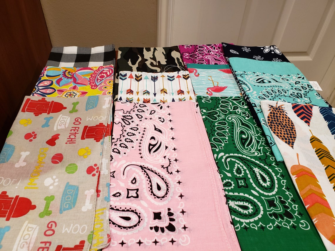 Dog Bandanas Etsy