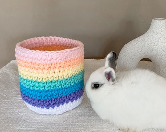 Gentle Rainbow Basket