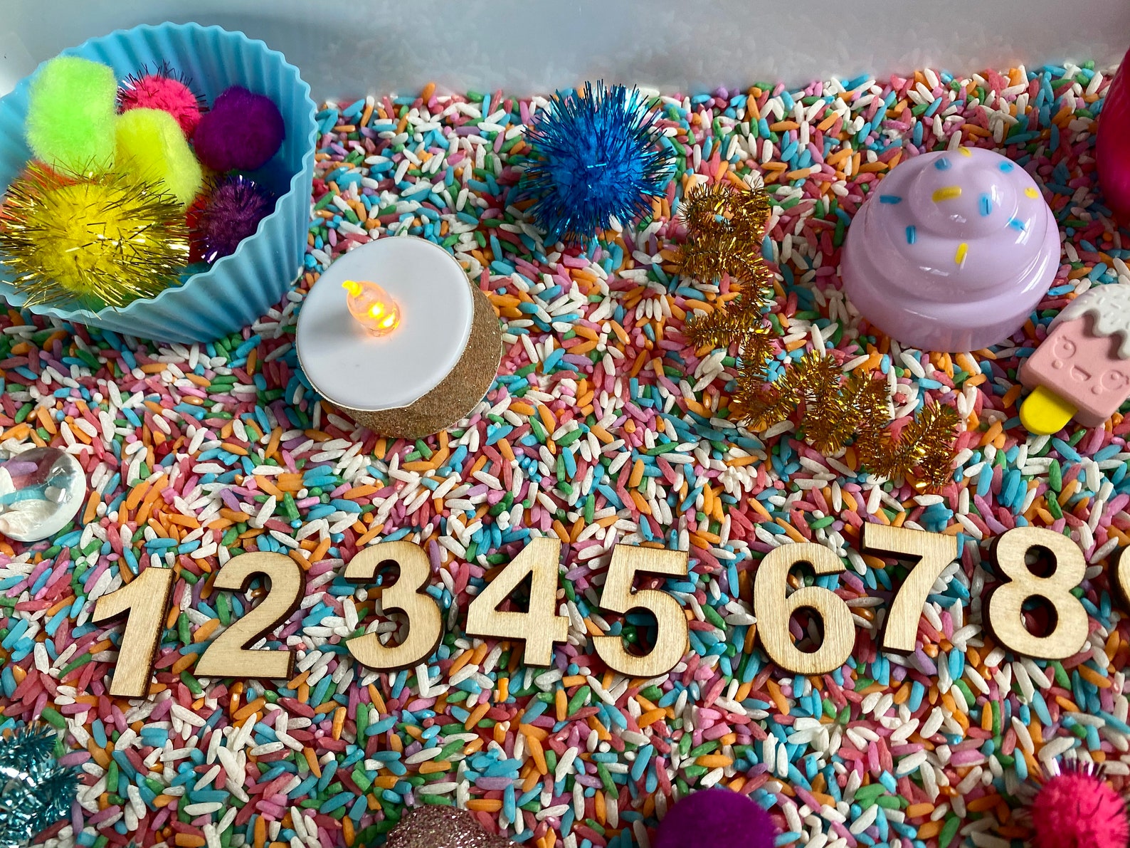Birthday Party Sensory Bin Etsy