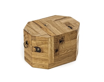 Oak Wood Cremation Urn for Pet or Human Ashes - Handmade Art 'Oak Lane'