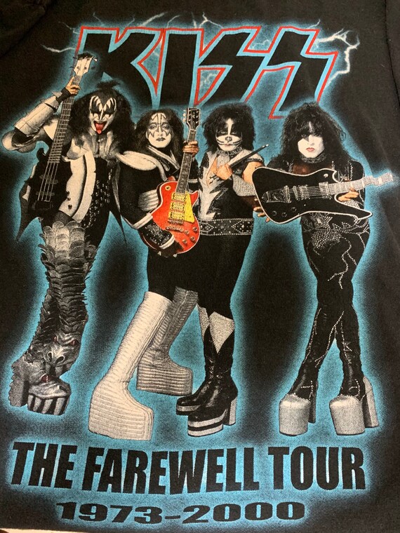 Kiss farewell tour t shirt - image 5