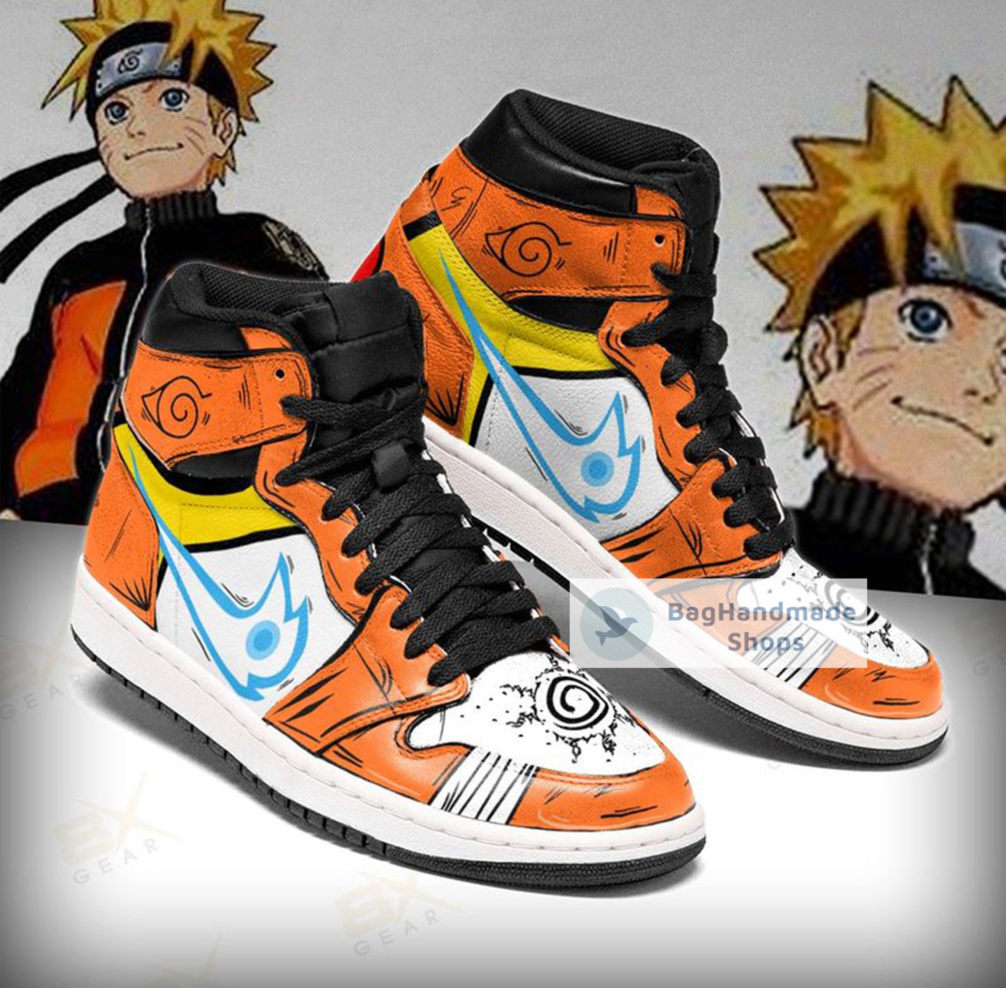 naruto x jordan apparel
