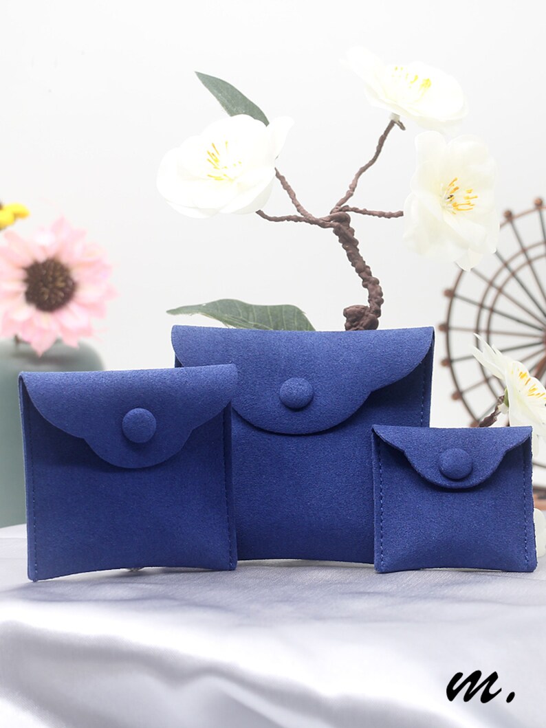 Blue jewelry storage bag personalized logo jewelry packaging bag Blue jewelry storage bag personalized logo jewelry packaging bag