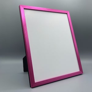 Pink Picture Frame • 8x10 Photo Frame • Additional Colors Available • Use with Photos or Artwork • More Sizes Available