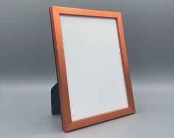 Metallic Orange Picture Frame • 5x7 Photo Frame • Additional Colors & Sizes Available • Sports Teams • School Photos • Birthday Gifts