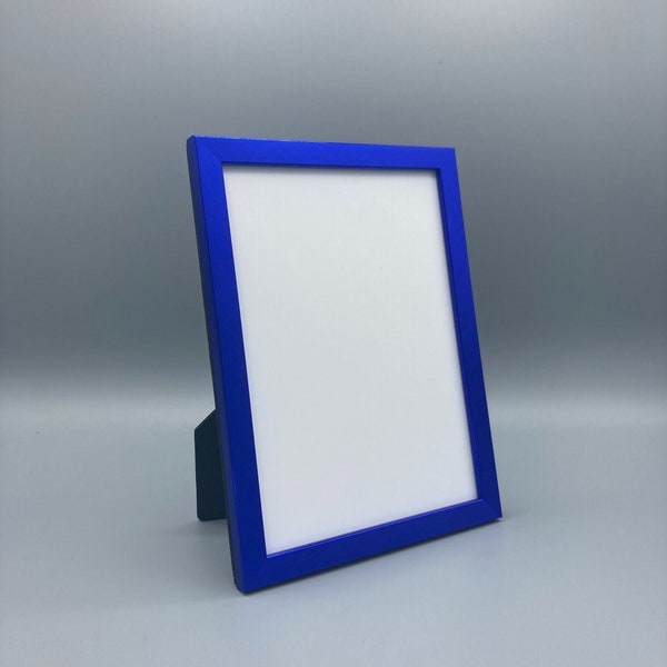 Metallic Blue Picture Frame • 5x7 Photo Frame • Additional Colors Available • School Photo • Sports Team Memorabilia • Patriotic Gift