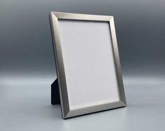 Pewter Colored Picture Frame • 5"x 7" Photo Frame • School Photo • Artwork • Cross Stitch • More Colors & Common Sizes Available