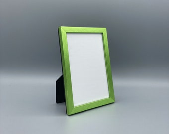 Metallic Green Picture Frame • 4x6 Photo Frame • Additional Colors & Sizes Available • School Photos • Vacation Pictures • Gift