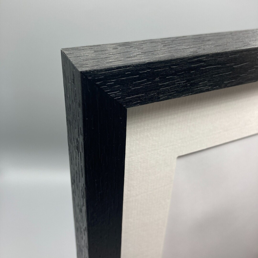 Black Picture Frame 11x 14 Wall Frame Mat Opening 8.5 X 11 Document