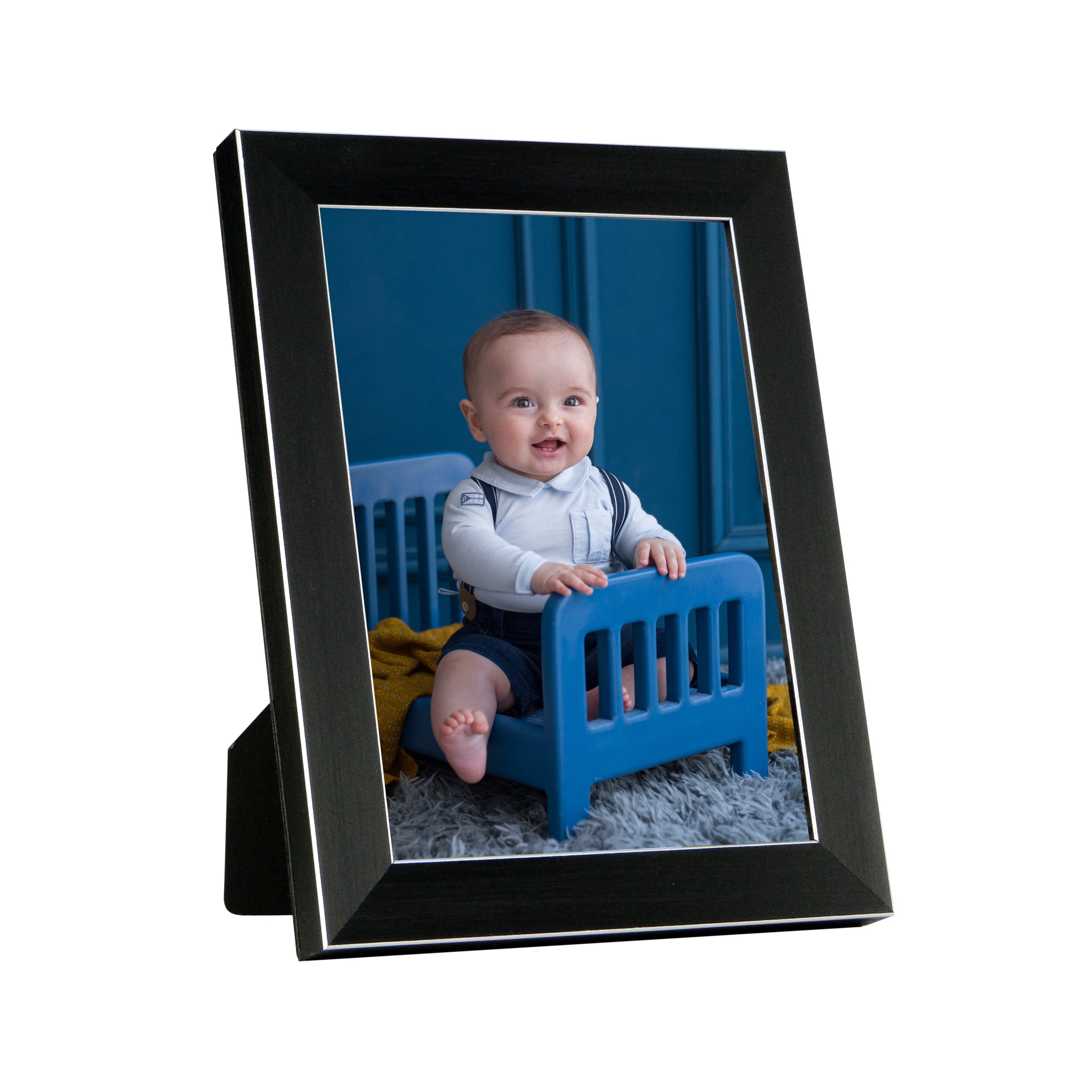 Mary Silver Frame. Silver Frame 5x7. Easel Frame. Table Picture Frame