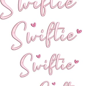Swift Embroidery Design, Swift