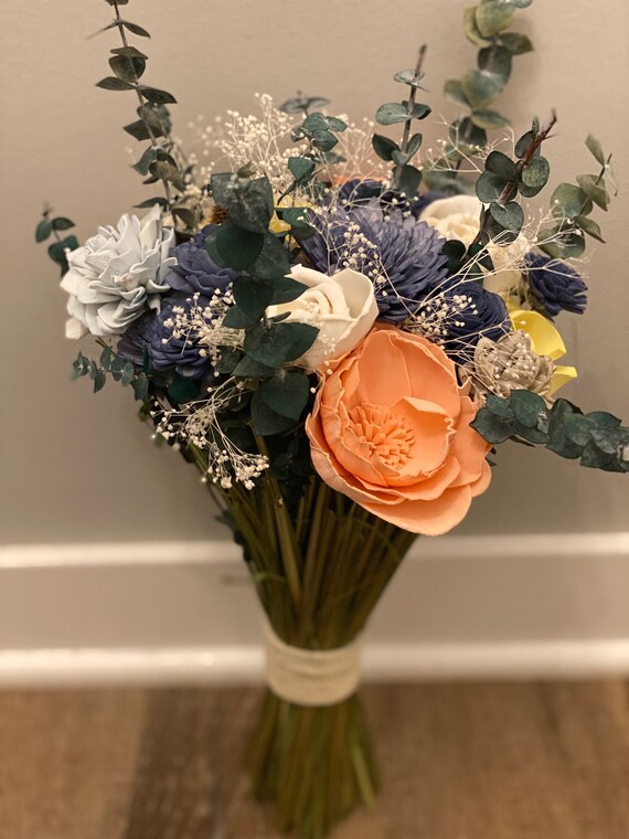 Wooden Flower Bouquet Etsy