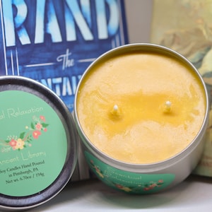 Ancient Library Candle - Perfect for Book Lovers - Handpoured Soy