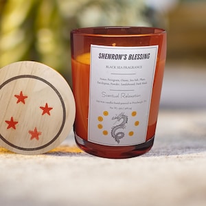 Shenron&#39;s Blessing - DragonBall Inspired Soy Wax Candle - 13oz