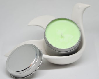Cucumber Melon Candle - Light Green - Handpoured Soy