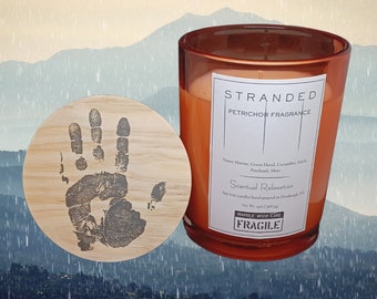 Death Stranding Candle - Stranded - 12oz Soy Wax Candle, Smells like Rain