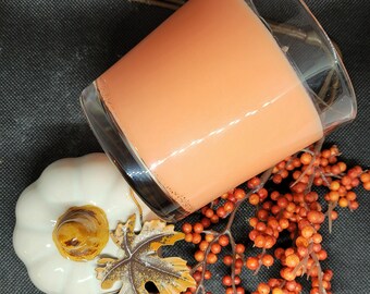 Toasted Pumpkin Spice Candle - Soy Wax - Various Sizes - Pumpkin Orange - Autumn Vibes - Thanksgiving & Halloween Candles