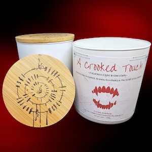 A Crooked Touch - Astarion&#39;s Light in the Dark - Baldur&#39;s Gate 3 Inspired Soy Wax Candle for BG3 Fans - Just a Whiff of the Undead