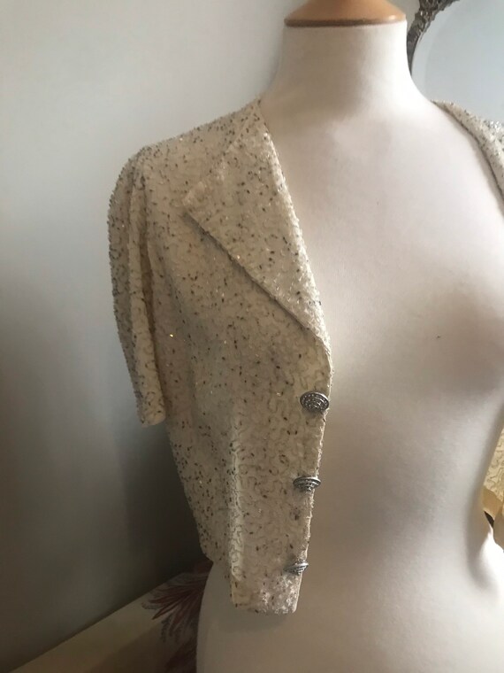 Vintage beaded bolero