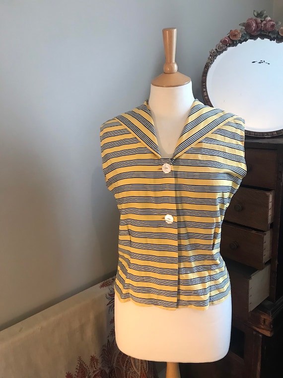 50’s sailor collar shirt