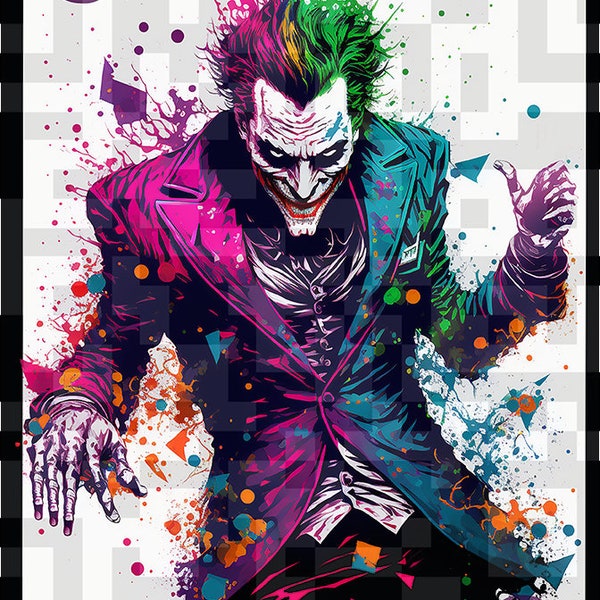 Joker Art - Etsy