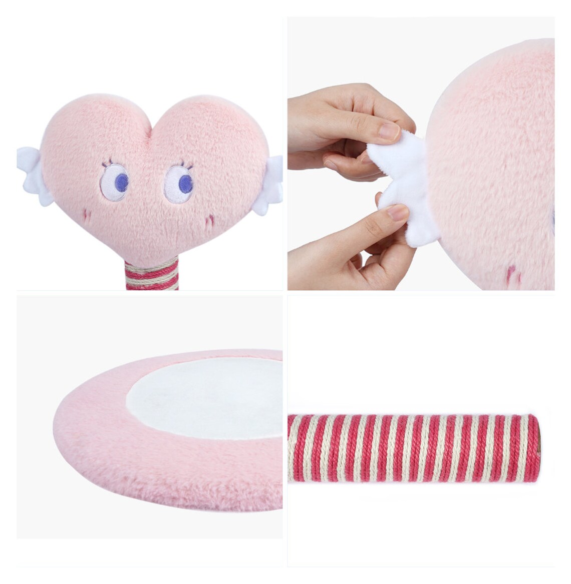 Cat Scratcher Cat Scratching Post Pink Love Cat Tree 23.6 Etsy