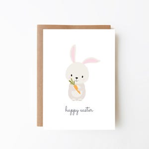 Easter Bunny Card - Card For Easter + Fun Card + Digital Download Option + Easter Rabbit Card + First Easter Card + Baby Card + Kid's Card