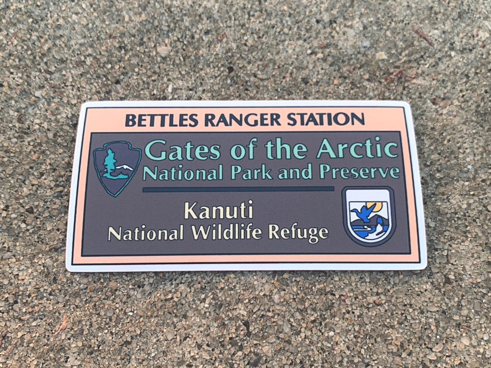 GATES of the ARCTIC National Park Sign Sticker ALASKA Etsy