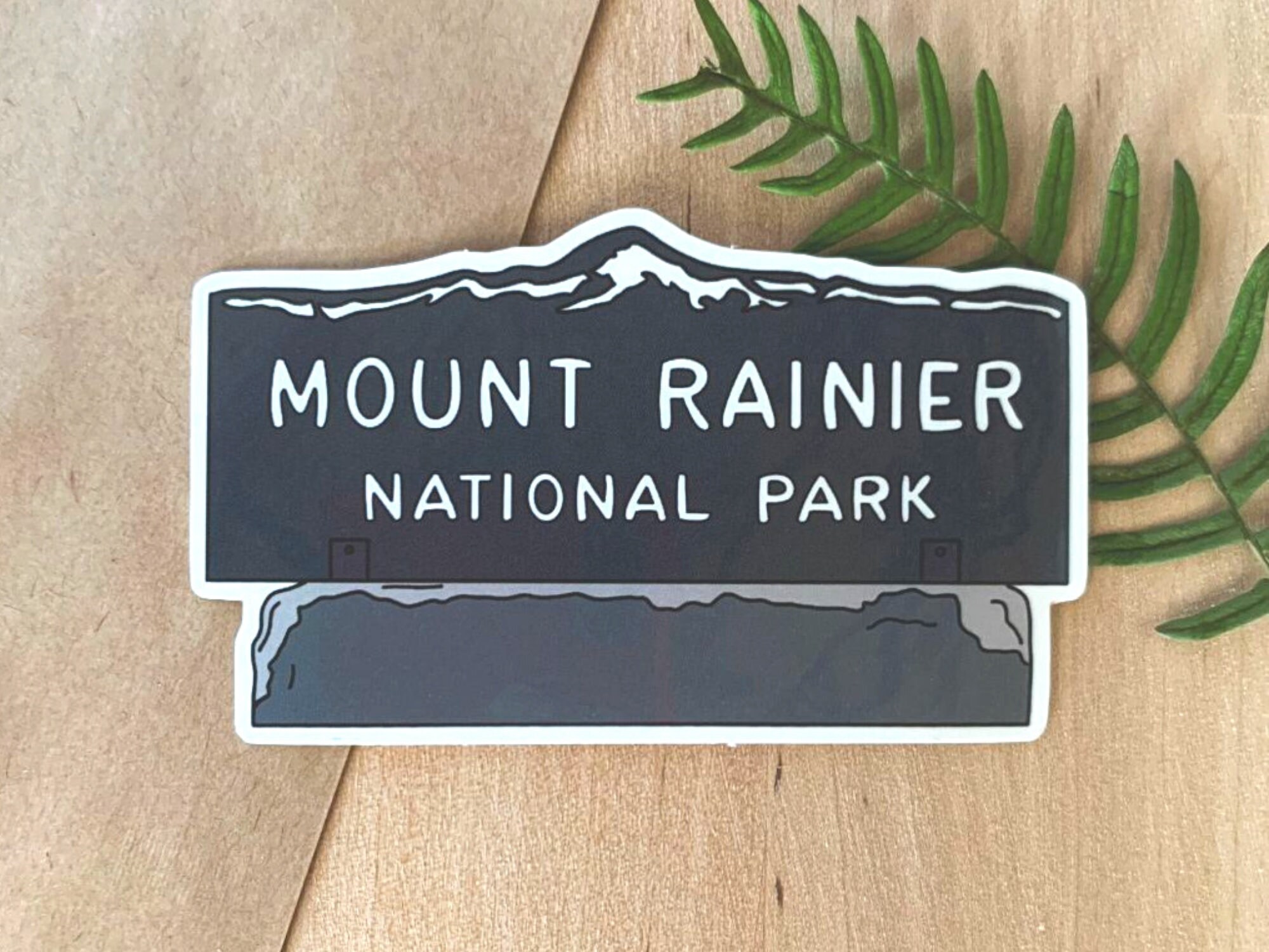 MOUNT RAINIER National Park Sign Sticker WASHINGTON | Etsy
