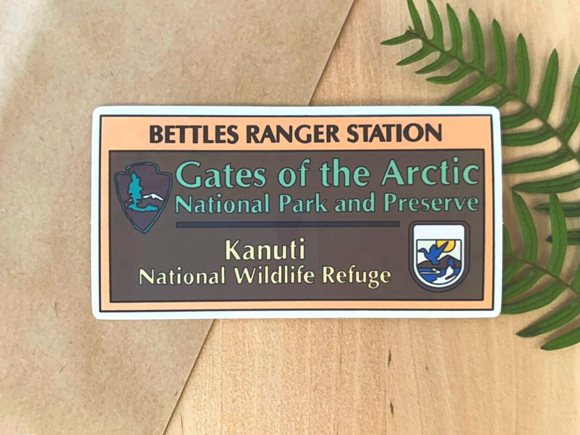 GATES of the ARCTIC National Park Sign Sticker ALASKA Etsy