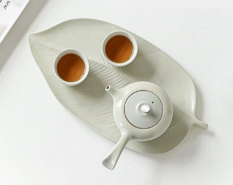 Oriental Japanese Minimalist Ceramic Tea Set | Teapot Tea Cups | House Warming Gifts | Kungfu Tea | Tea Art