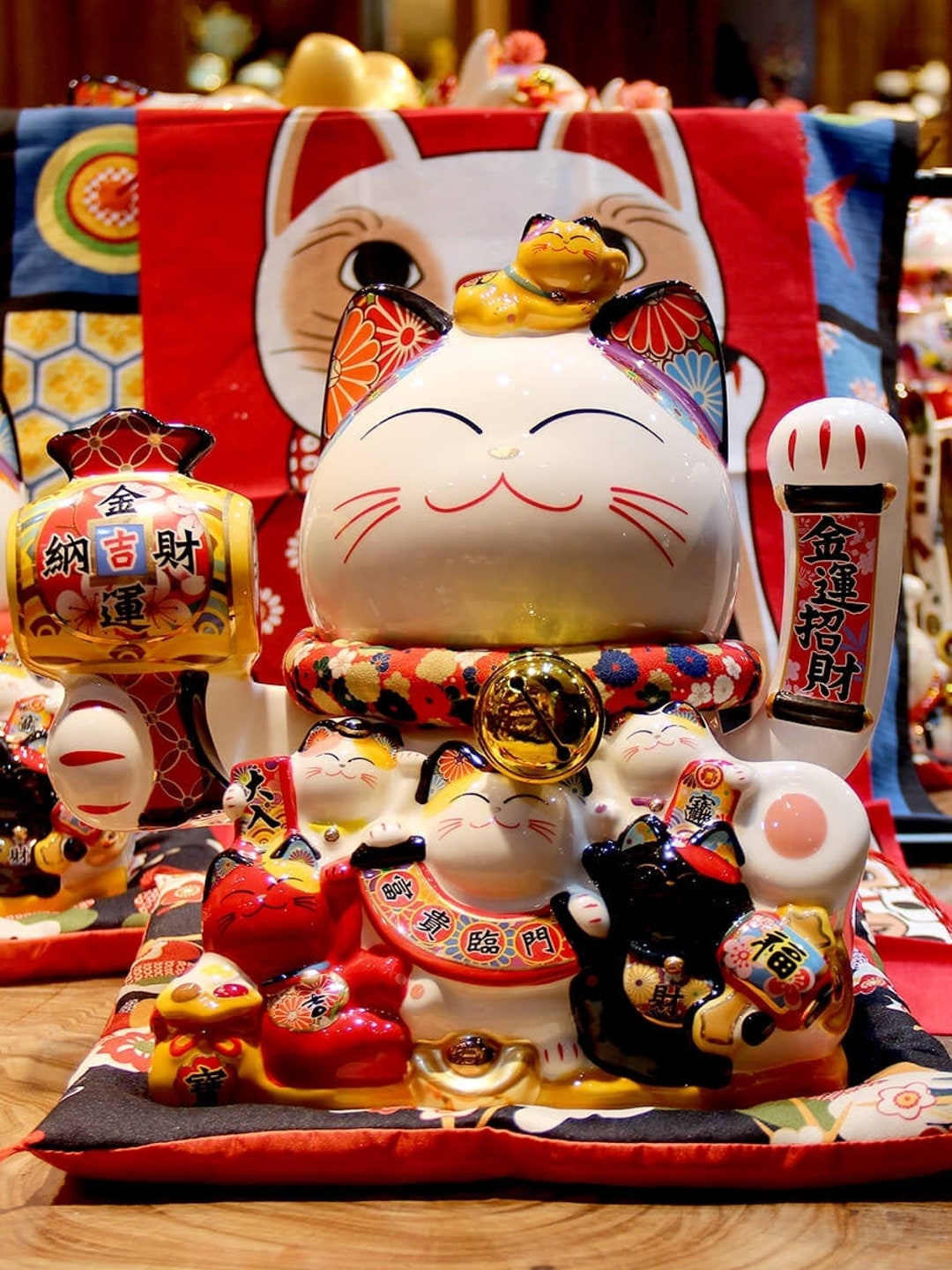 Ceramic Fortune Cat House Warming Gift New Shop Opening Etsy