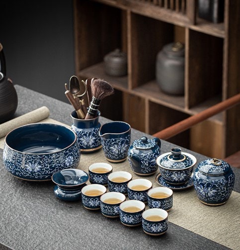 Taller Angular Ceremonial Porcelain Tea Urn, 100 ml - Taiwan Tea Crafts