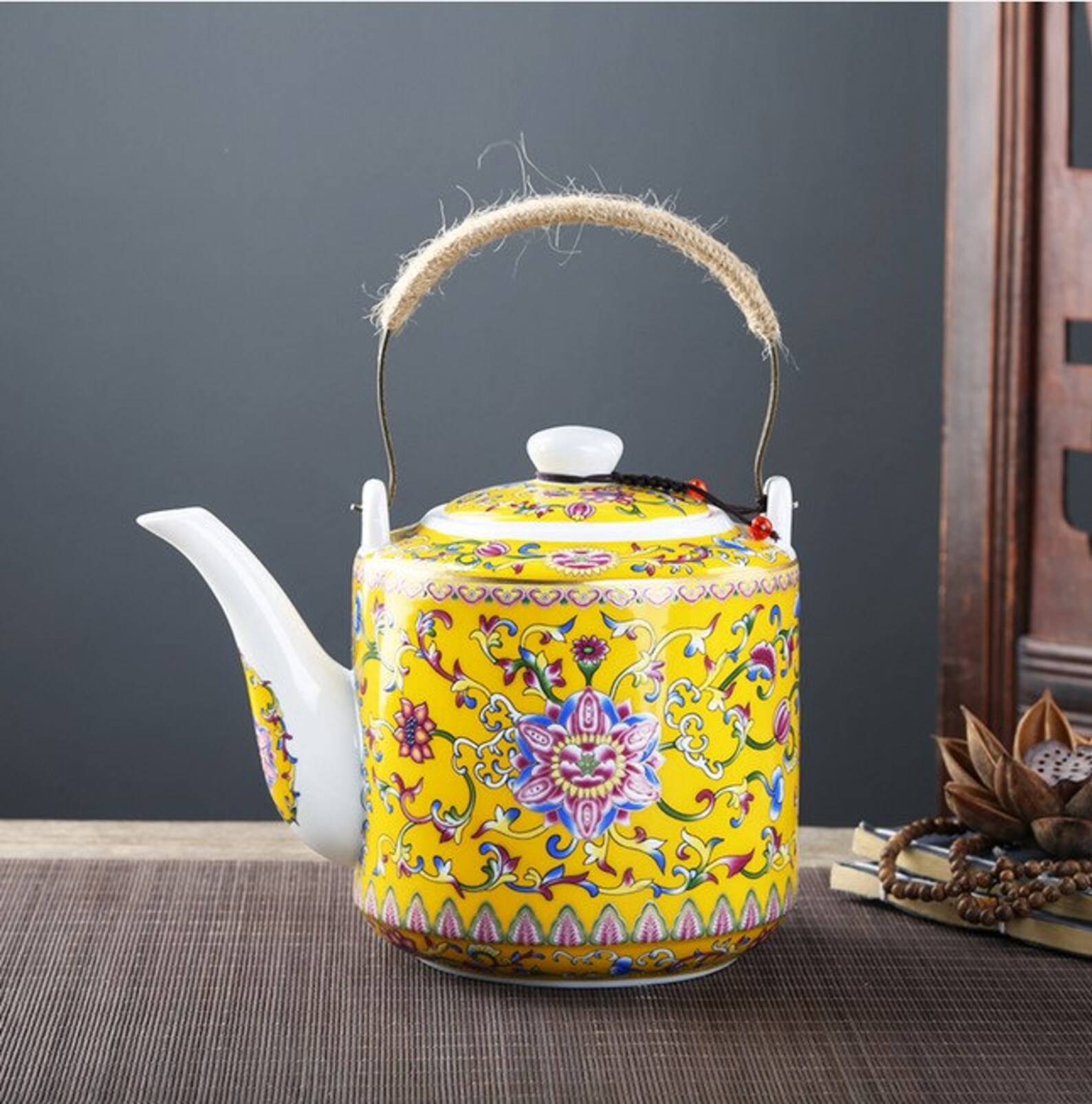 Oriental Flower Tea Set House Warming Gifts Tea Art Etsy