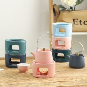  Tea Warmer, Teapot Warmer Stable Safe Ceramic for Family: Home  & Kitchen
