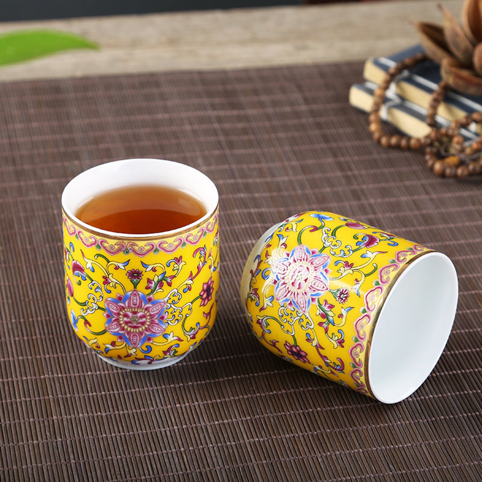Oriental Flower Tea Set House Warming Gifts Tea Art Etsy
