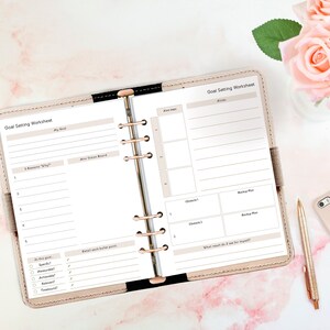 A5 Goal Setting Insert - Printable