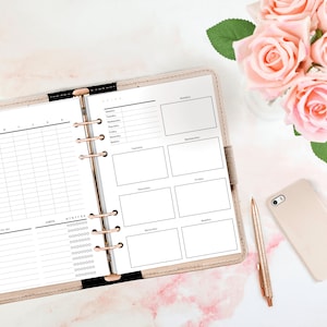Pocket Printable Undated WO2P with Schedule, Tracker, and To-Do