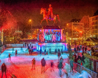 Eistraum - Eislaufen am Heumarkt Köln, Weihnachtsmarkt