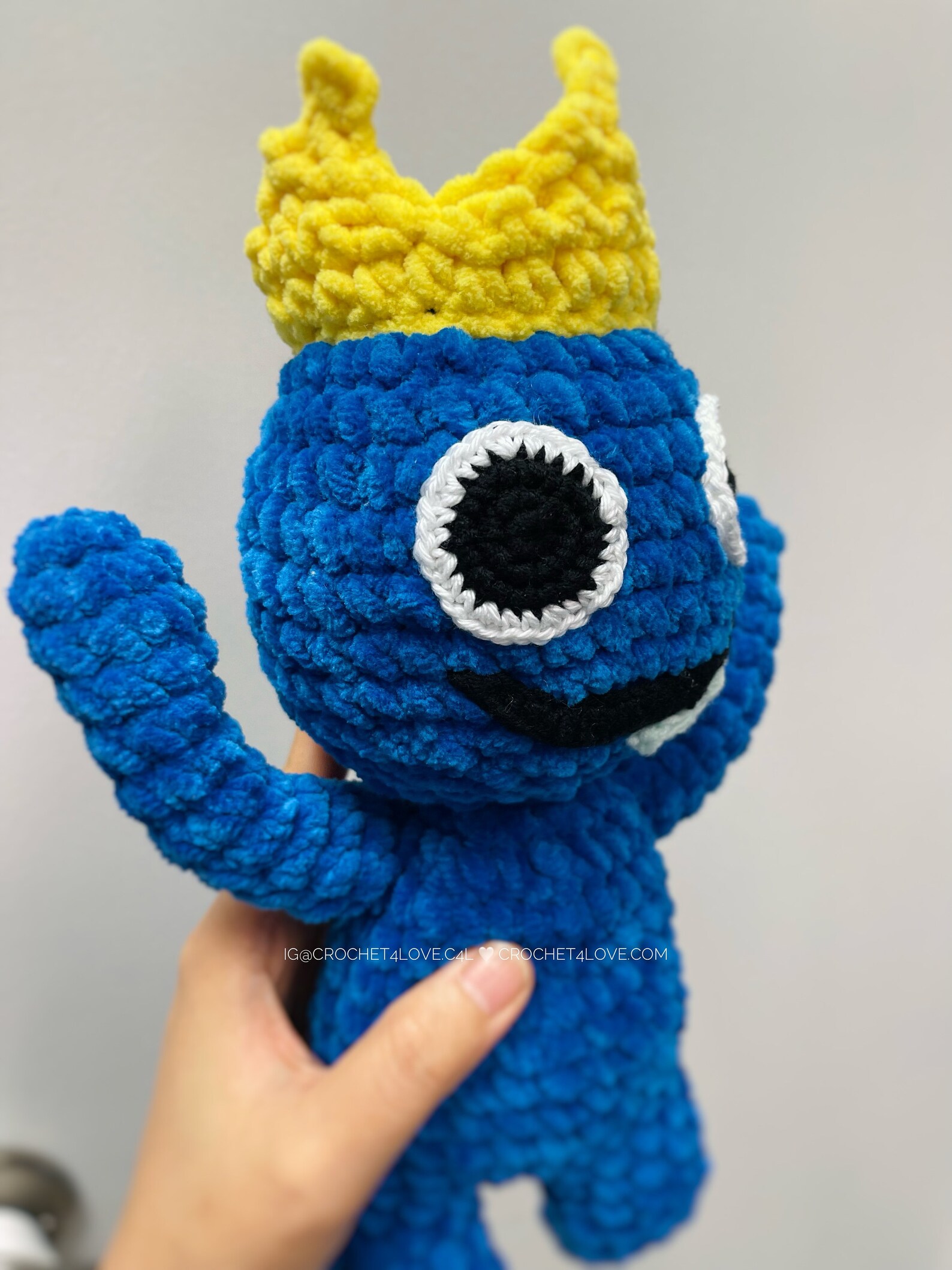 PDF Pattern Crochet Stuffed Dolls Toys Blue Roblox - Etsy