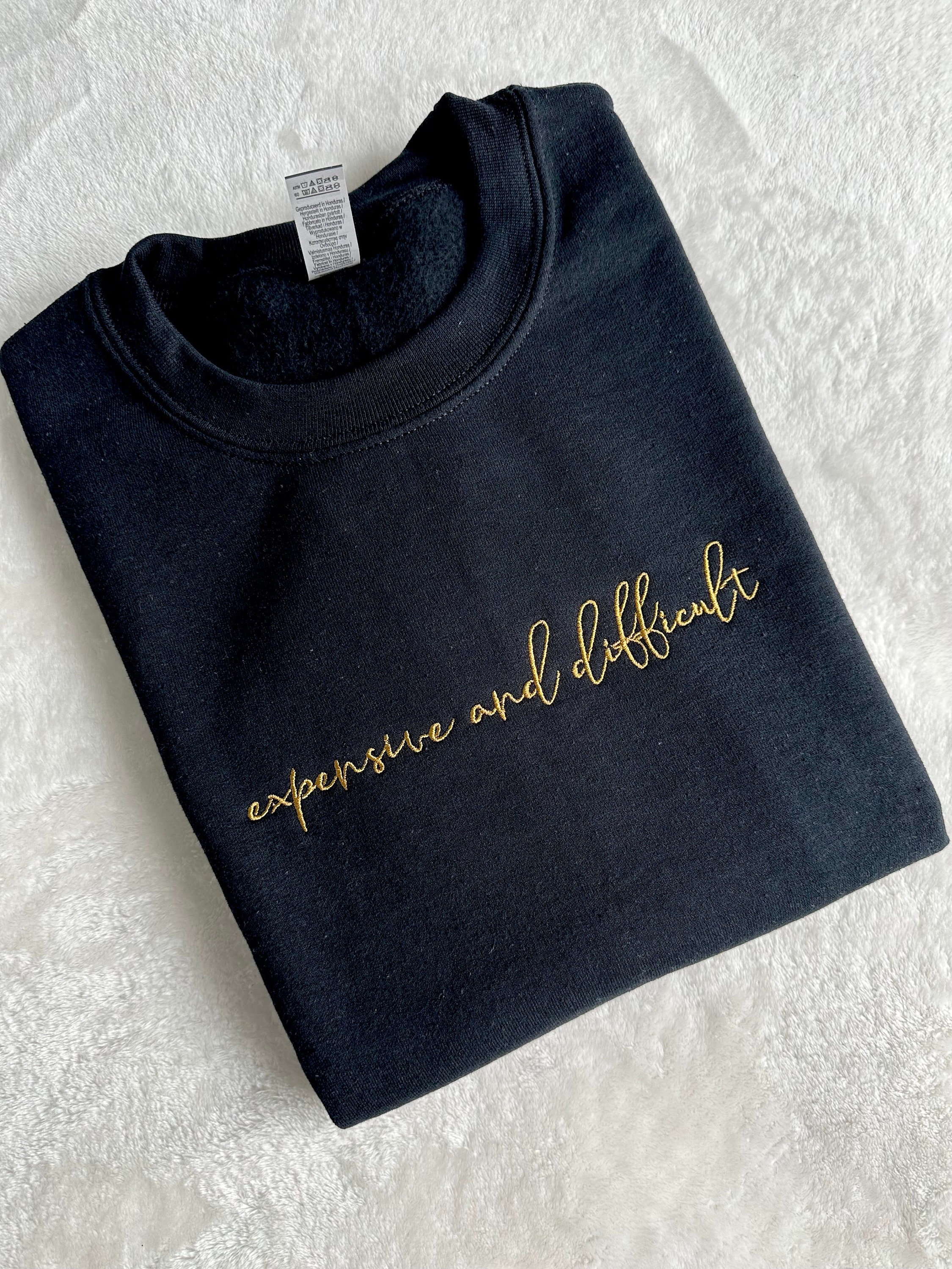 Chanel Embroidered Sweatshirt Etsy