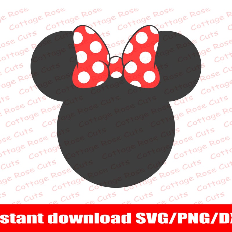 Minnie Mouse Head Silhouette - Etsy