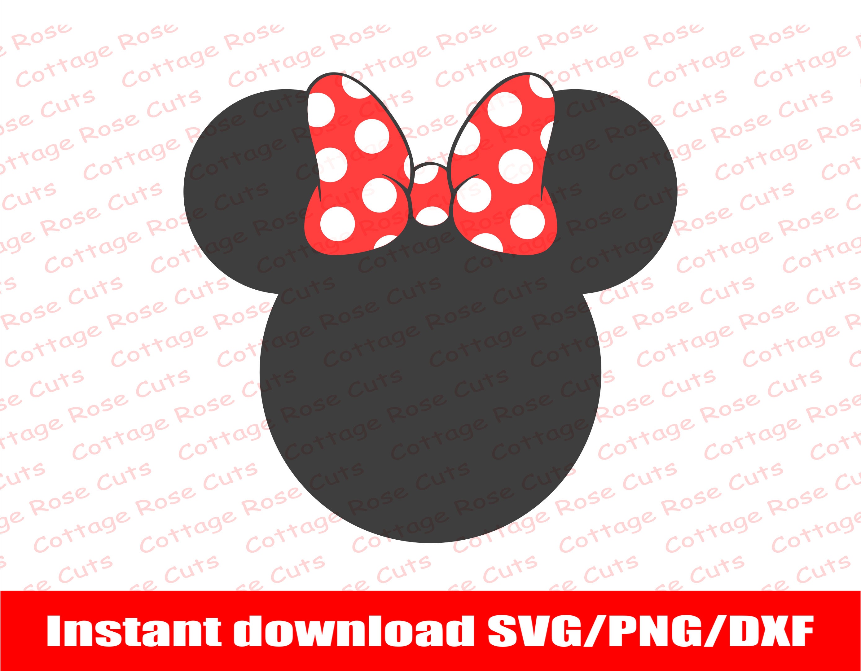 Minnie Mouse Designer Chanel Pattern SVG Sticker Decal Cricut Cut File –  DNKWorkshop